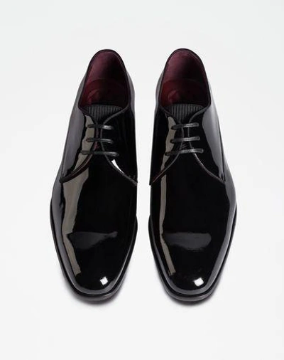 Shop Dolce & Gabbana Patent Leather Derby In Black