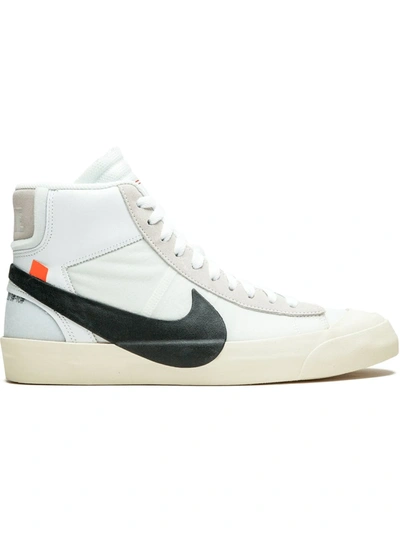 Shop Nike The 10:  Blazer Mid Sneakers In White