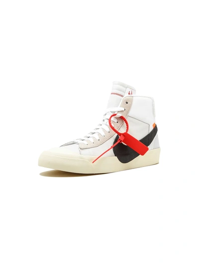 Shop Nike The 10:  Blazer Mid Sneakers In White