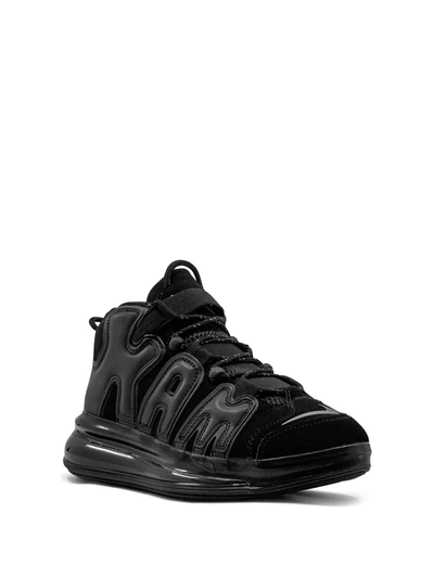 Shop Nike Air More Uptempo 720 Qs 1 In Black