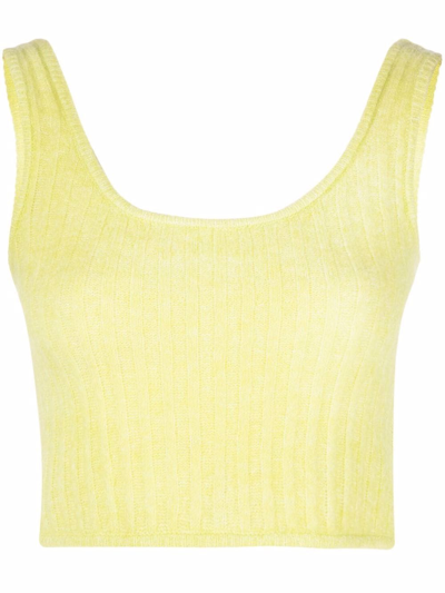 Baum Und Pferdgarten Cesya Recycled Polyester And Alpaca-blend Top In Green