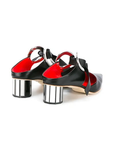 Shop Proenza Schouler Grommet Block Heel Mules In Black