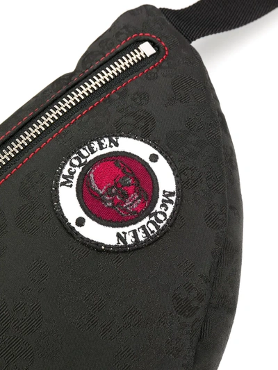 Shop Alexander Mcqueen Skull-print Belt Bag In Black