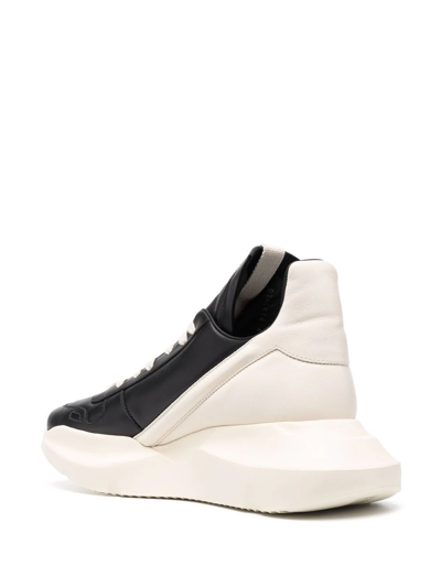 Shop Rick Owens Chunky Lace-up Sneakers In Black
