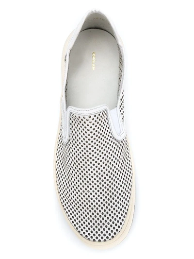 Shop Osklen Leather Sneakers In White