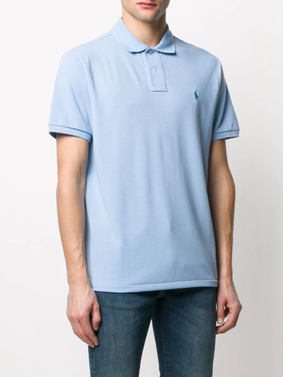 Shop Polo Ralph Lauren Relaxed Fit Polo Shirt In Blue