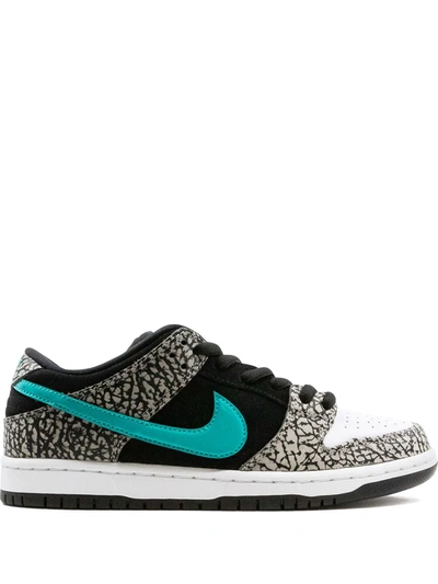 Shop Nike Sb Dunk Low Pro "elephant" Sneakers In Grey