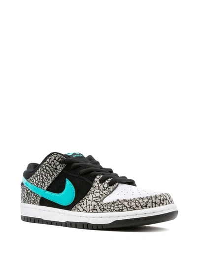 Shop Nike Sb Dunk Low Pro "elephant" Sneakers In Grey