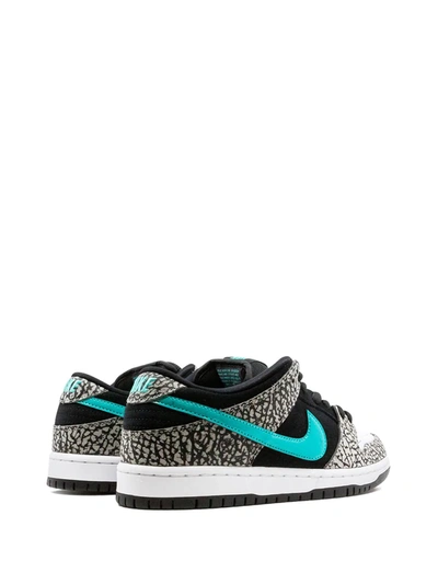 Shop Nike Sb Dunk Low Pro "elephant" Sneakers In Grey