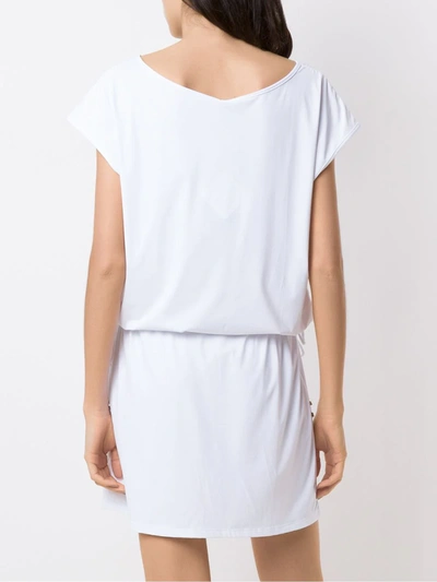 Shop Lygia & Nanny Shiva Uv Plain Dress In White