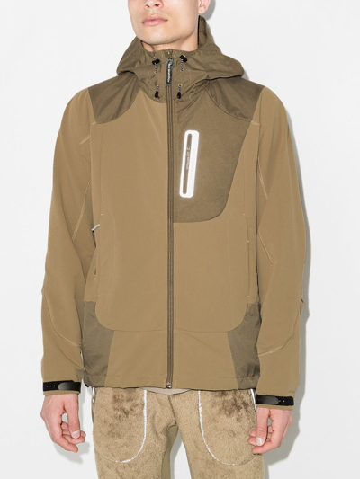 And Wander Water Repellent Stretch Shell Jacket In Nude