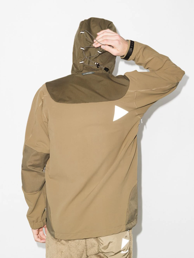 And Wander Water Repellent Stretch Shell Jacket In Nude