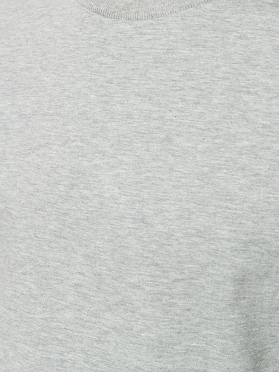 Shop Thom Browne Side Slit Relaxed Short-sleeve Tee In Grey