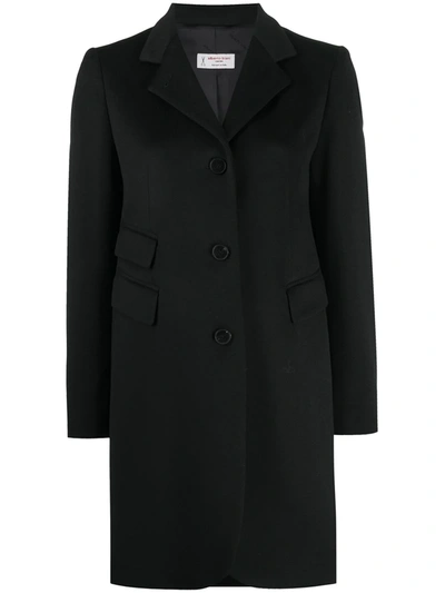 Shop Alberto Biani Single-breasted Coat In Black