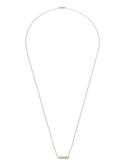 Shop Le Gramme Capsule Pendant Chain Necklace In Sterling Silver