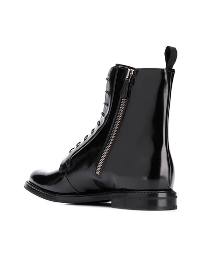 Church's Alexandra Lace-up Derby Boots In Black