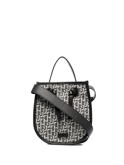 Kenzo Courier Jacquard Crossbody Bag In Jacquard Smooth Calf Misty Grey |  ModeSens