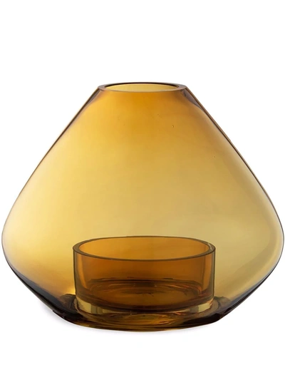 Shop Aytm Uno Lantern Vase In Gelb