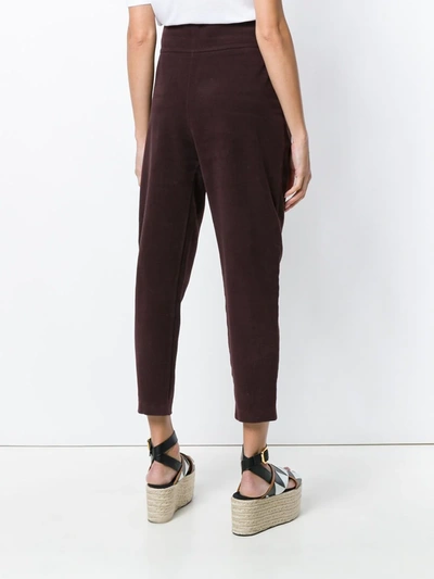 Pre-owned Romeo Gigli Vintage Cropped Trousers In Red