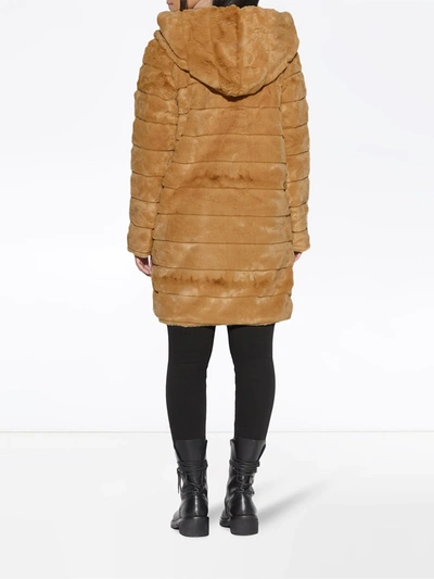 Apparis Celina Faux-fur Coat In Brown