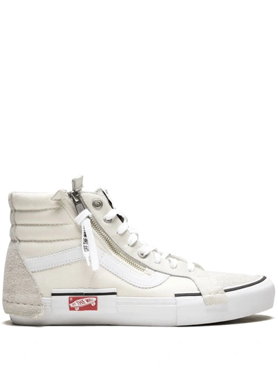 Shop Vans Sk8-hi Cap Lx "marshmallow" Sneakers In White