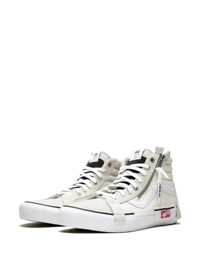 Shop Vans Sk8-hi Cap Lx "marshmallow" Sneakers In White