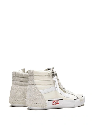 Shop Vans Sk8-hi Cap Lx "marshmallow" Sneakers In White