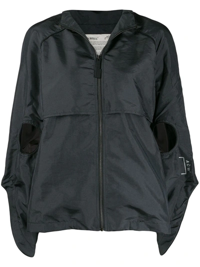 Shop A-cold-wall* Cut-out Hooded Jacket In Black