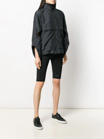 Shop A-cold-wall* Cut-out Hooded Jacket In Black