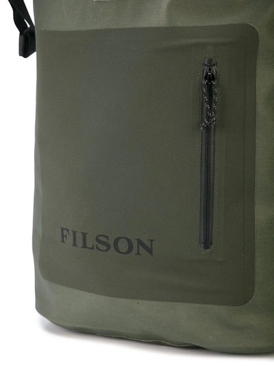 Shop Filson Dry Foldover Backpack In Green