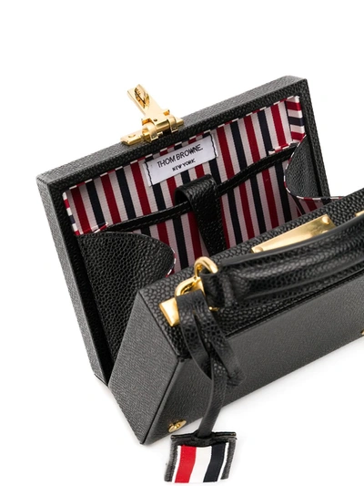 Shop Thom Browne Micro Attaché Case In Black