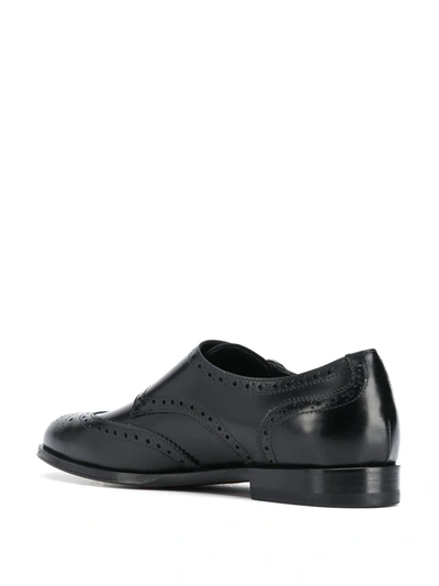 Shop Scarosso Kate Monk Shoes In Black