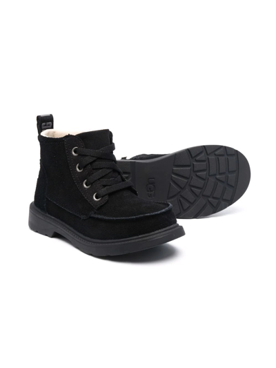 Shop Ugg Chelham Weather Lace-up Boots In 黑色