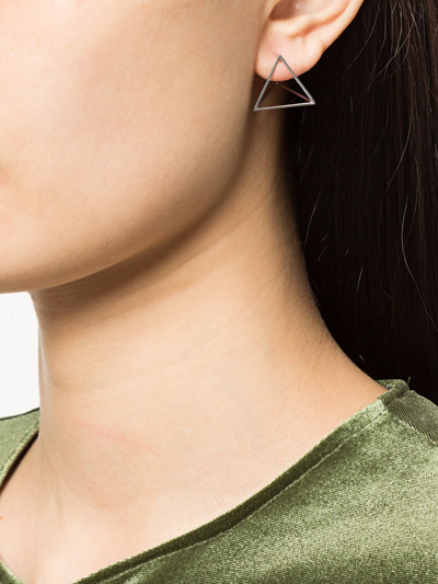 Shihara Triangle Earring 20 In Metallic