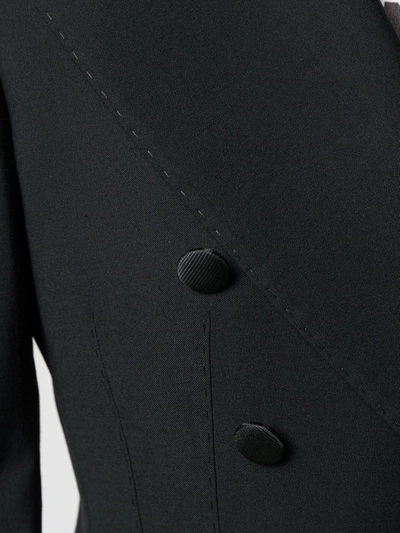 Shop Dolce & Gabbana Double-breasted Tailored Blazer In Black