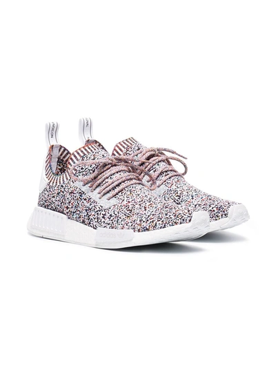 Adidas Originals Adidas Nmd R1 Primeknit Static Sneakers In Multicolour