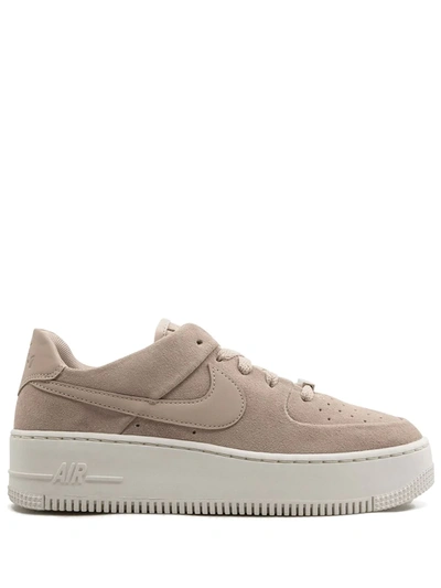 Shop Nike Af1 Sage Low "particle Beige" Sneakers In Neutrals