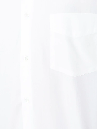 Shop Aspesi Chest Pocket Shirt In White