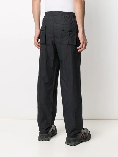 Shop Heron Preston Logo Patch Track Trousers In Black