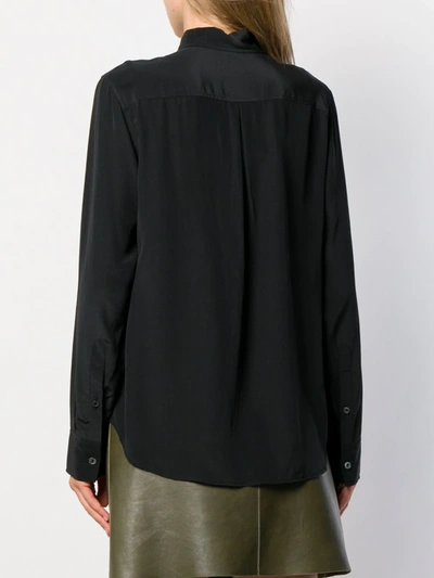 Shop Filippa K Long Sleeve Shirt In Black