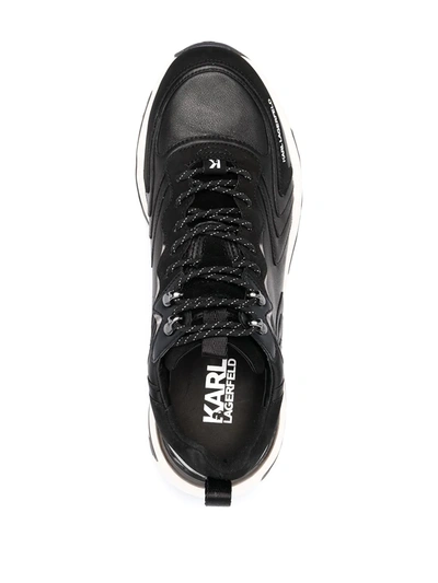 Shop Karl Lagerfeld Blaze Pyro Chunky Sneakers In Black