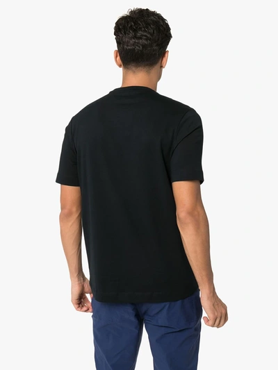 Shop Rapha Logo Embroidery T-shirt In Black