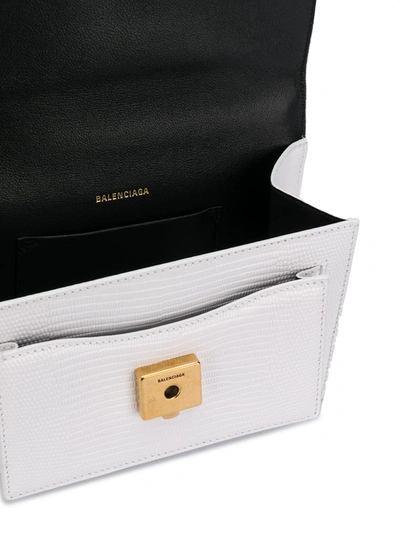 Shop Balenciaga Sharp Xs Tote Bag In White