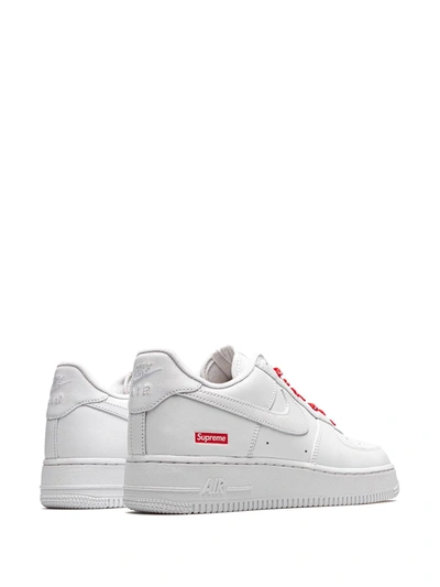 Shop Nike X Supreme Air Force 1 Low "mini Box Logo White" Sneakers