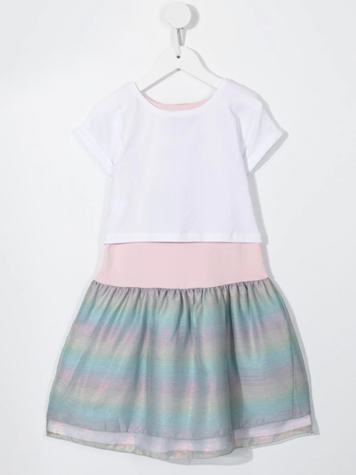 Shop Aigner Logo-print Cotton Dress Set In 白色
