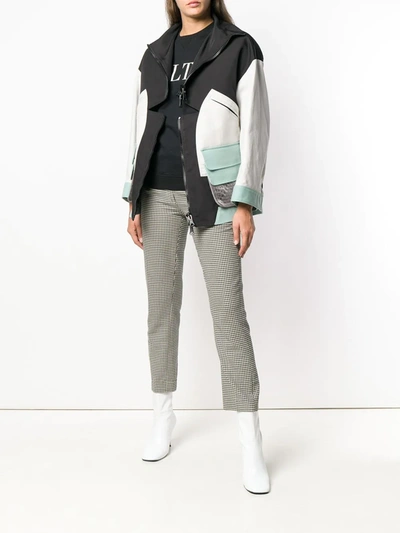 Valentino Technical Panelled Sports Jacket In Black