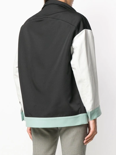 Valentino Technical Panelled Sports Jacket In Black