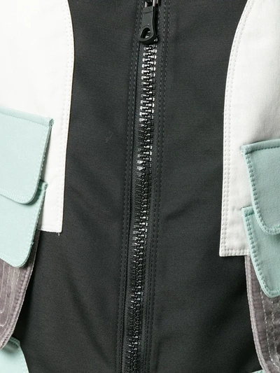 Valentino Technical Panelled Sports Jacket In Black