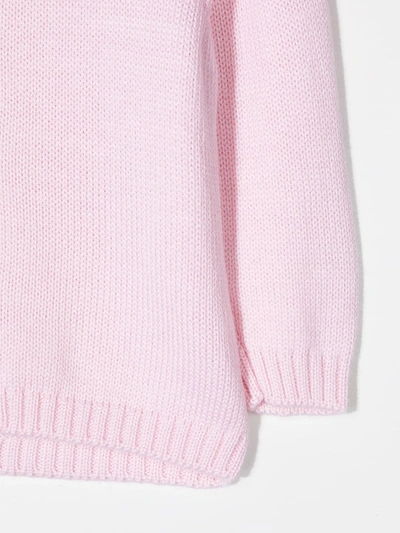 Shop Siola Button-up Merino Cardigan In Pink