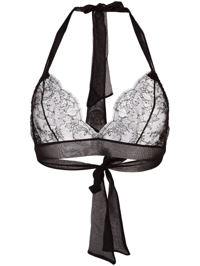 Shop Gilda & Pearl Ava Boudoir Bra In Black